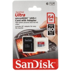 SanDisk microSDHC 64Gb UHS-I Ultra SanDisk microSDHC 64Gb UHS-I Ultra
